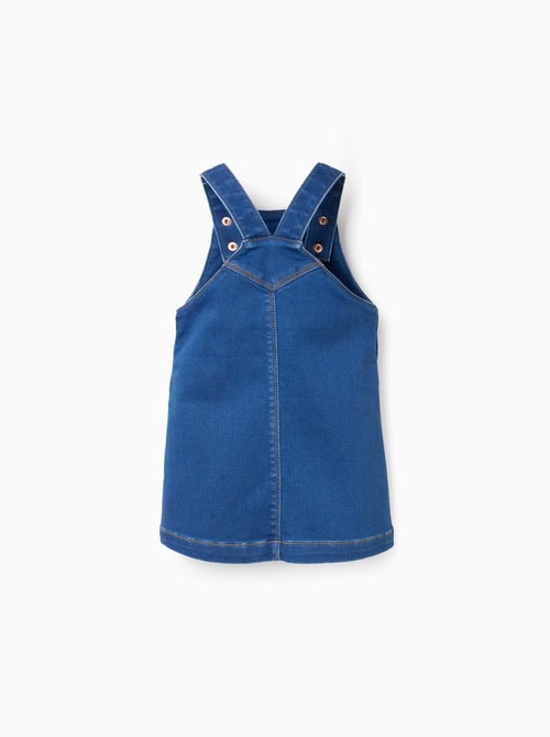 Falda de Denim Cardado Azul Claro - Kiabi