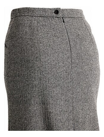 Falda de espiga o brezo largo 65 cm con lana - Afibel