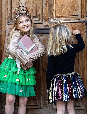 Falda de lentejuelas estrella de la noche | Great Pretenders