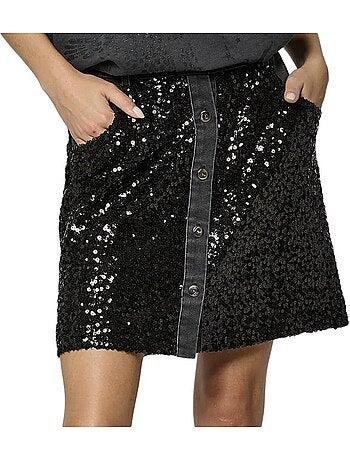 Falda de Lentejuelas para Mujer Kaporal