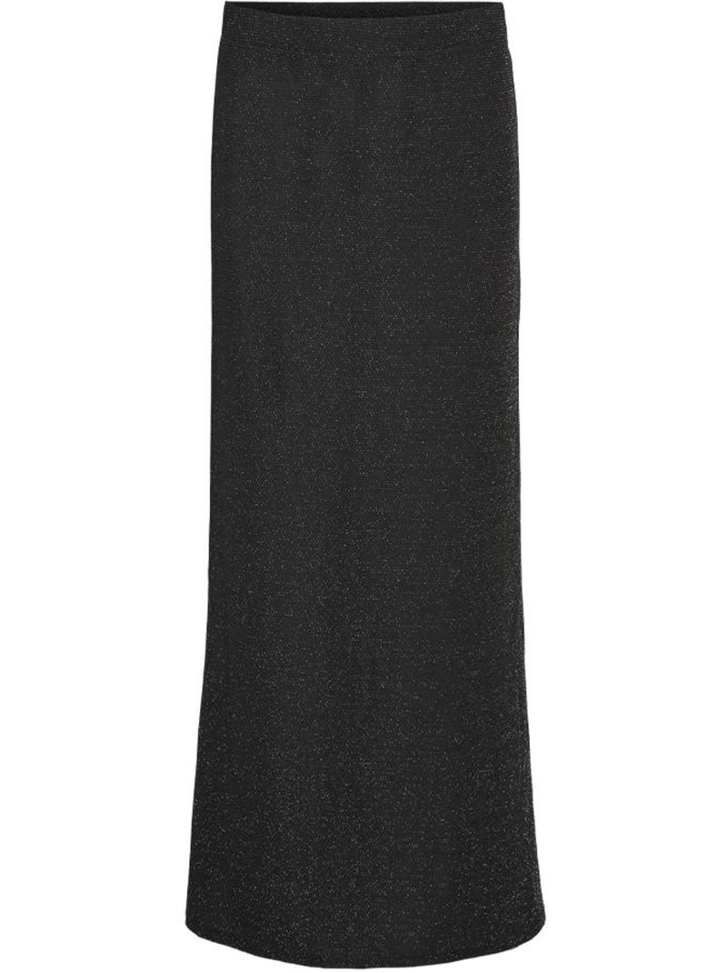 Falda de lentejuelas vero moda para mujer Negro Plateado - Kiabi