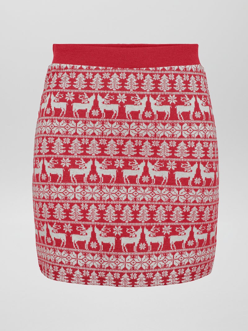 Falda de Navidad 'JDY' ROJO - Kiabi