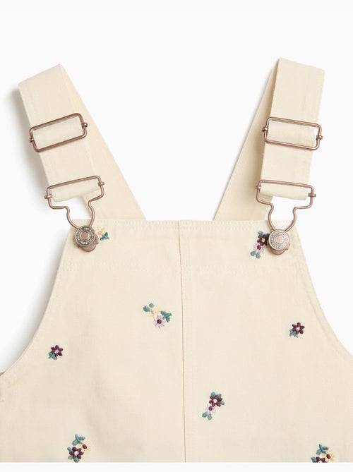 Falda de petos bordados con flores, mo fashion - Kiabi Falda de petos bordados con flores, mo fashion - Kiabi