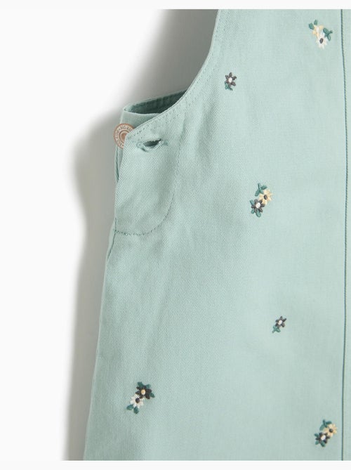 Falda de petos bordados con flores, mo fashion - Kiabi Falda de petos bordados con flores, mo fashion - Kiabi