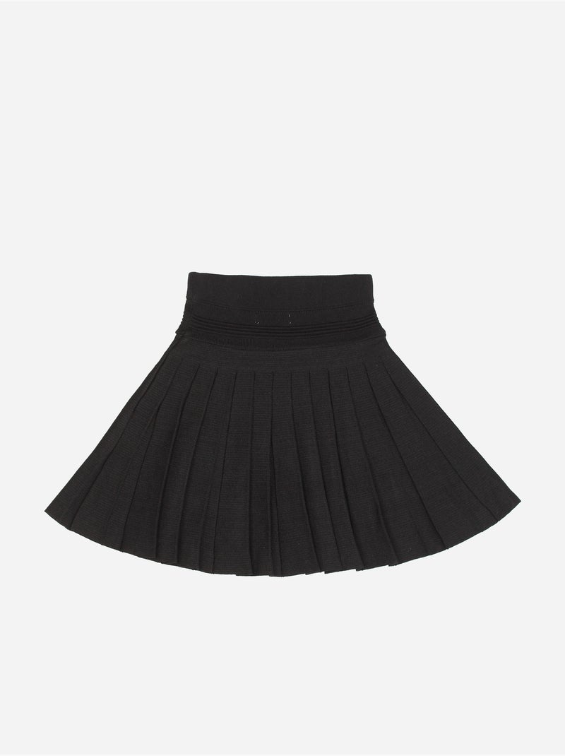 Falda de punto con bolsillos - Kids Star Negro - Kiabi