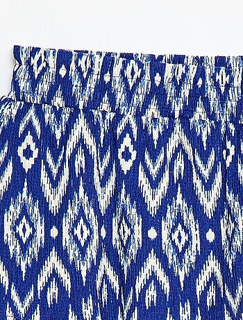 Falda de punto elástico