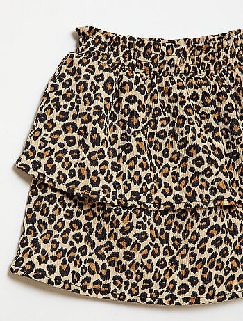 Falda de punto elástico