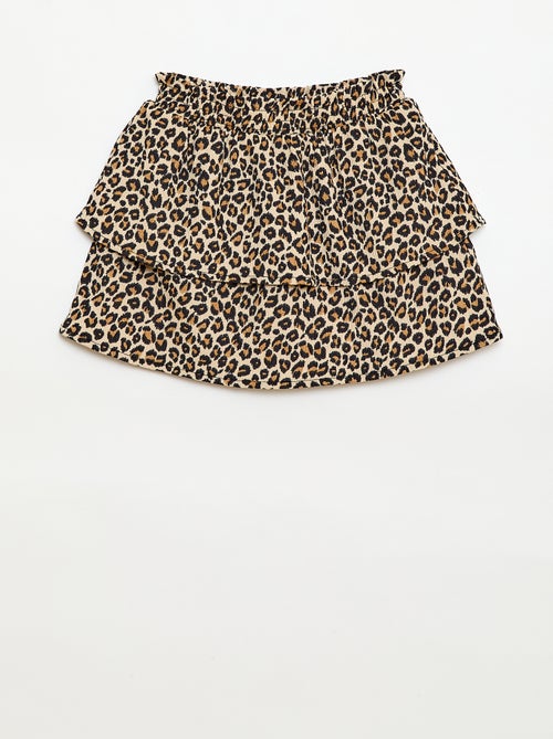 Falda de punto elástico - Kiabi