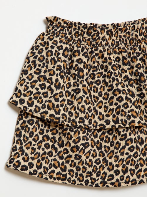 Falda de punto elástico - Kiabi