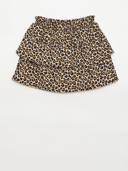 Falda de punto elástico - Kiabi