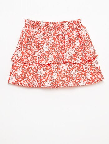 Falda de punto elástico