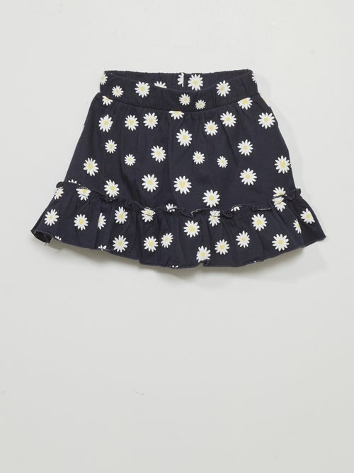 Falda de punto estampada - Kiabi