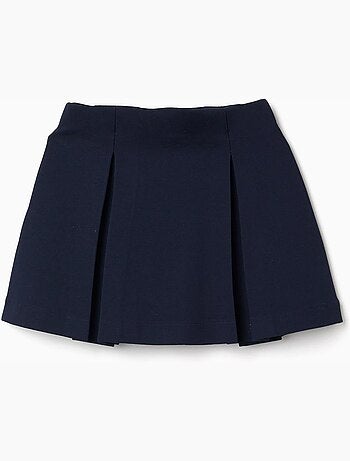 Falda de punto Roma con pliegues