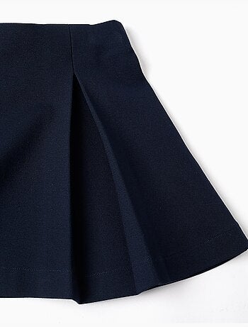 Falda de punto Roma con pliegues