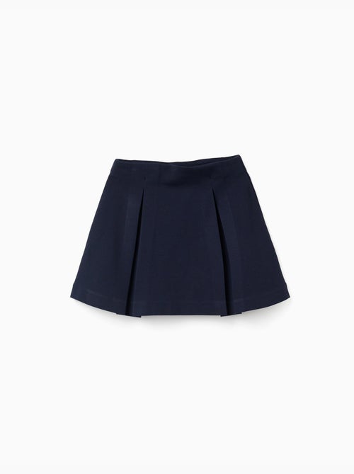 Falda de punto Roma con pliegues delanteros y traseros - Kiabi