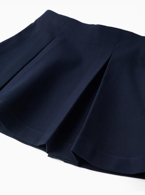 Falda de punto Roma con pliegues delanteros y traseros - Kiabi