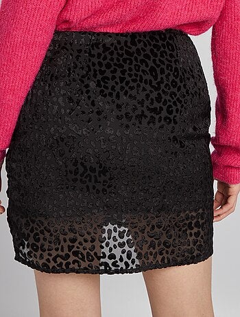Falda de terciopelo