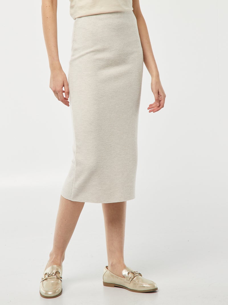 Falda de tubo BEIGE - Kiabi