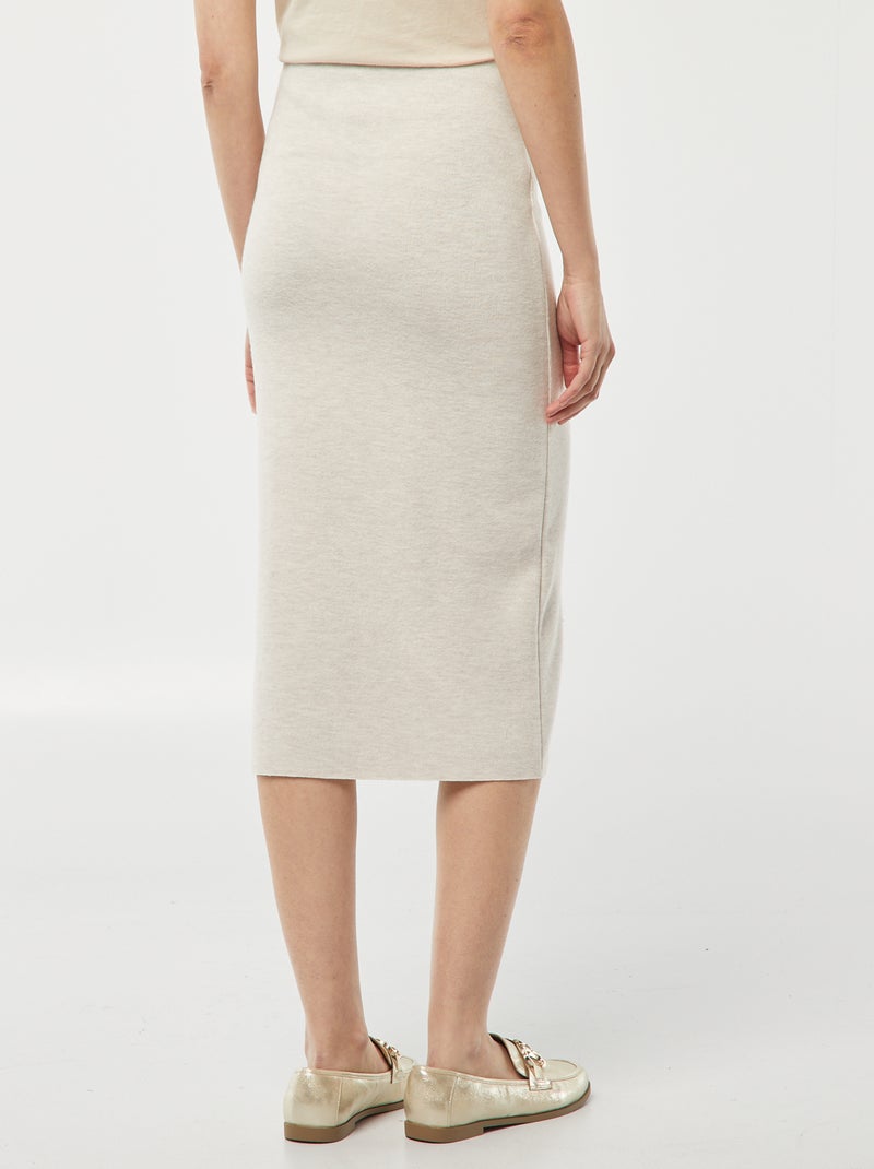 Falda de tubo BEIGE - Kiabi