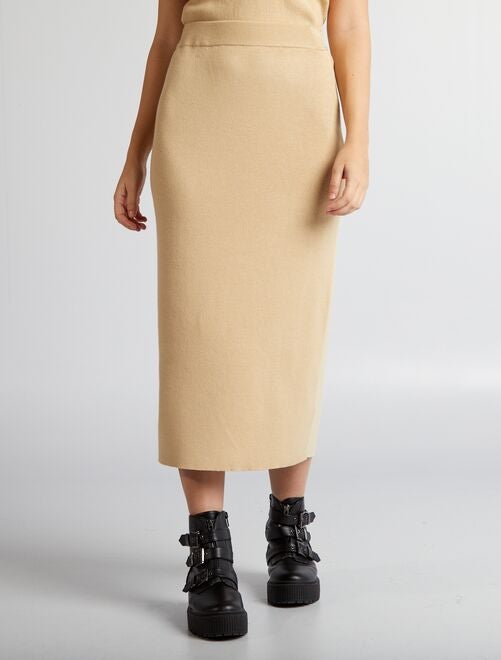 Falda de tubo de punto - Kiabi