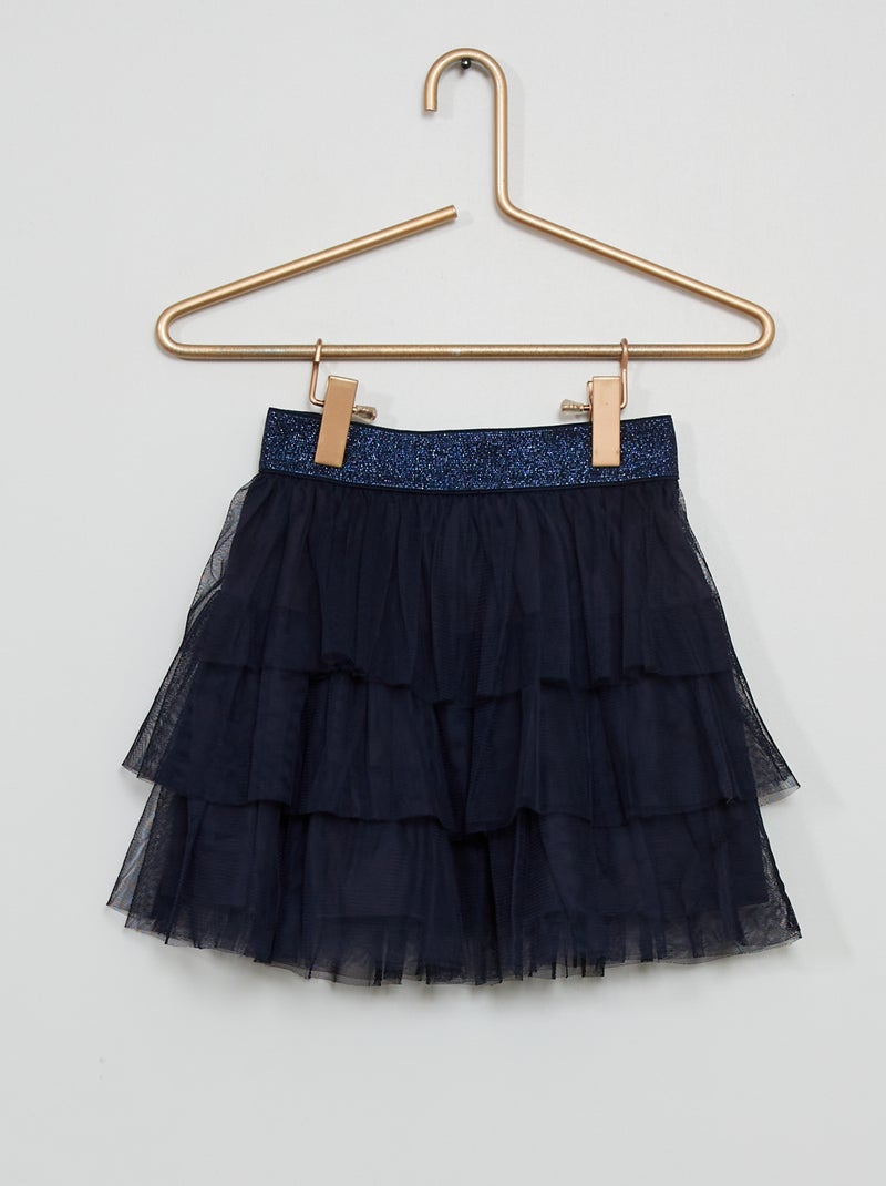 Falda de tul azul marino - Kiabi