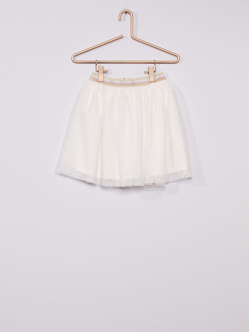 Falda de tul Blanco - Kiabi