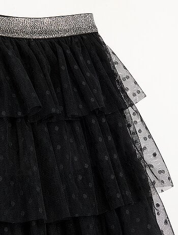 Falda de tul con volantes 'Halloween'