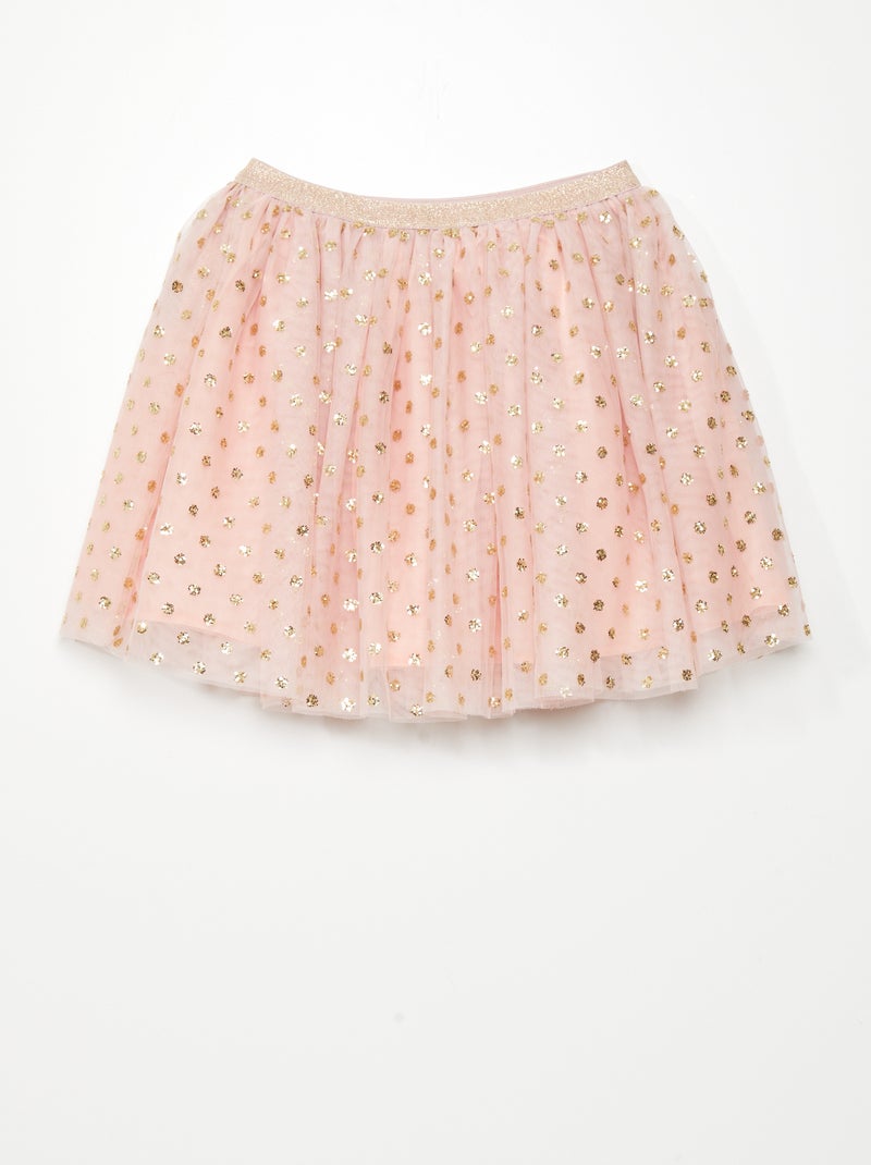 Falda de tul de plumeti ROSA - Kiabi