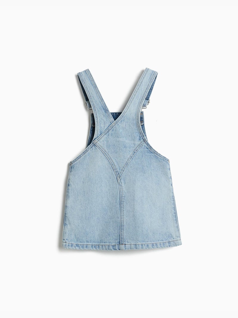 Falda dungaree, mo fashion Azul - Kiabi