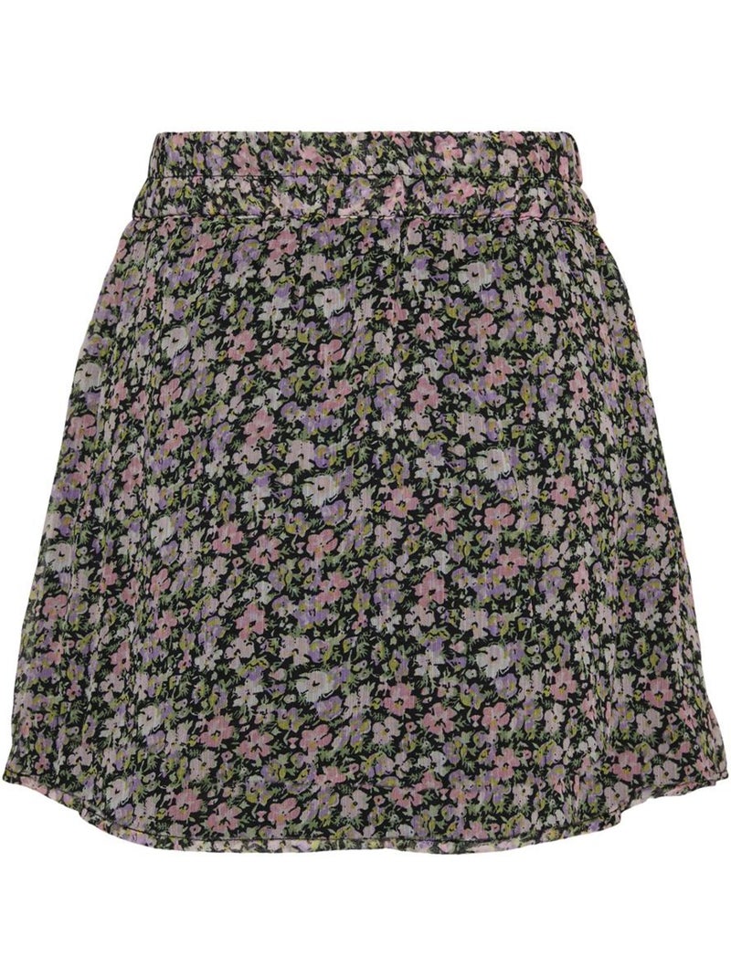 Falda Estampada para Niña Vero Moda Negro - Kiabi