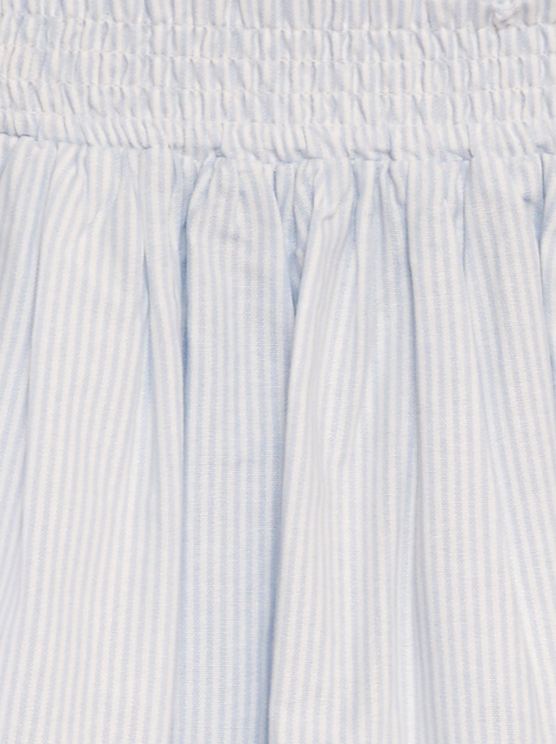 Falda evasé a rayas AZUL - Kiabi