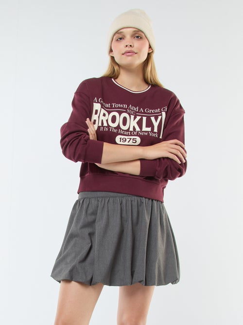 Falda globo con detalle boxer - Kiabi