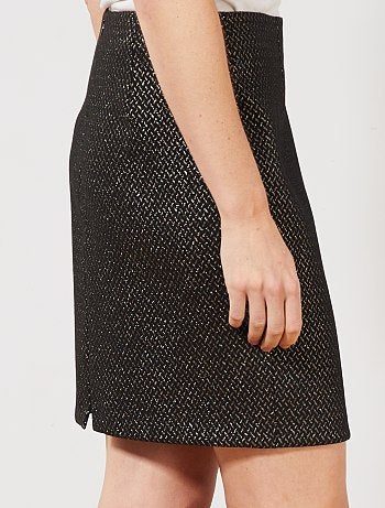 Falda jacquard brillante - Kiabi