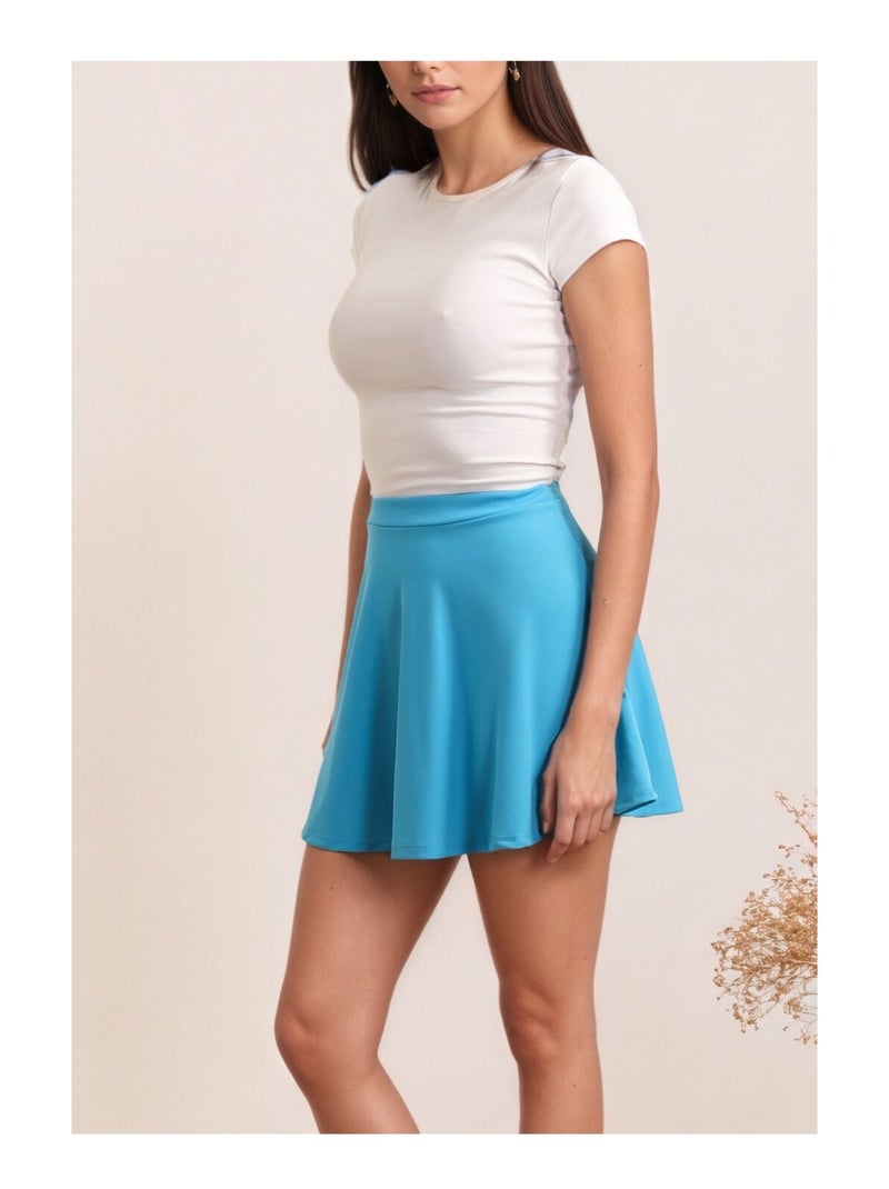 Falda Kebello Azul turquesa - Kiabi