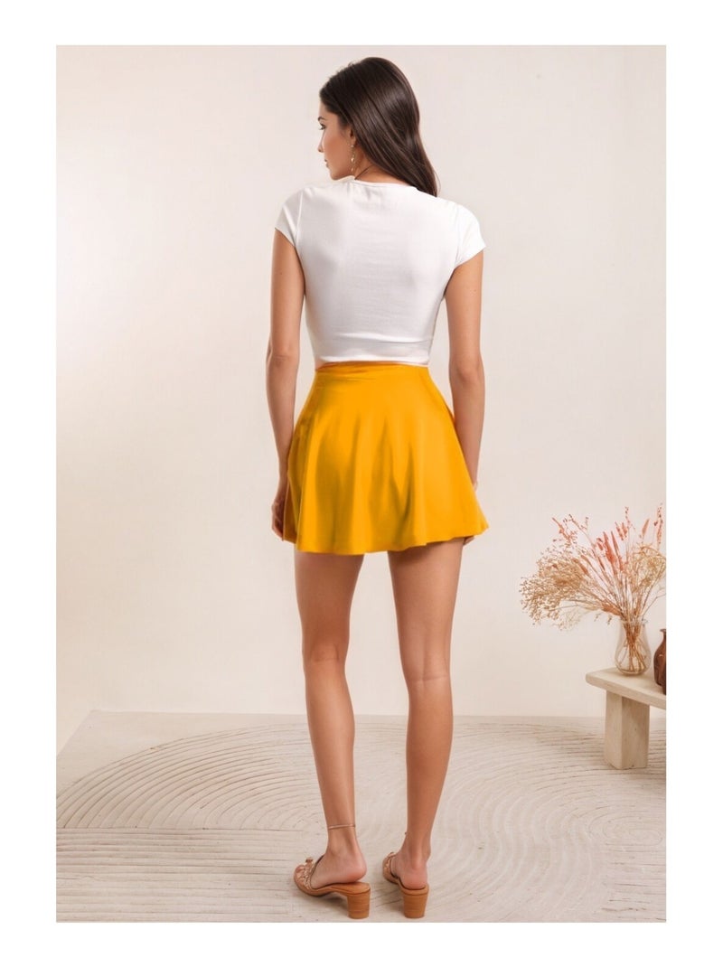 Falda Kebello Naranja - Kiabi