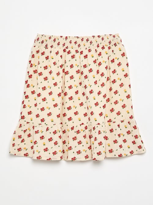 Falda larga corte a la rodilla - Kiabi