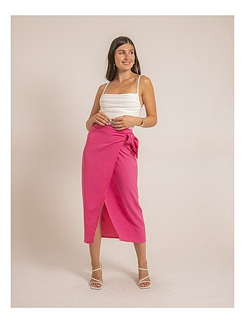 Falda larga cruzada XAMALA