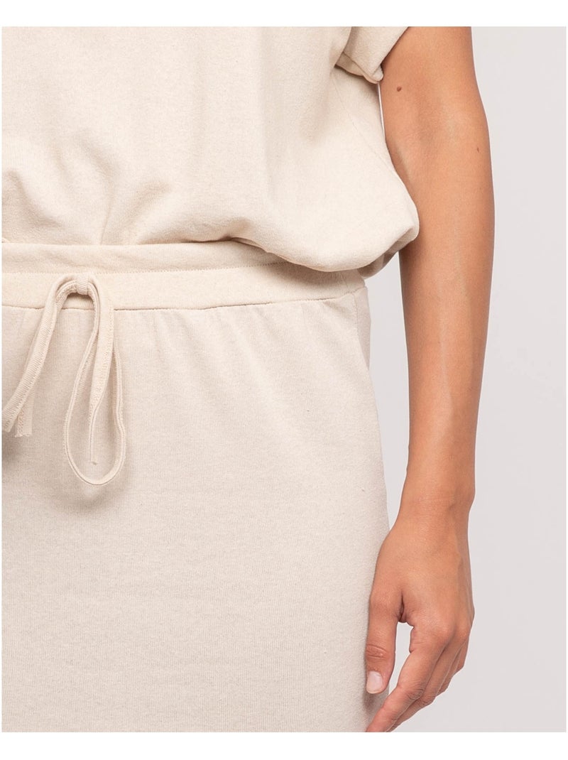 Falda larga de felpa XIVELA Beige - Kiabi
