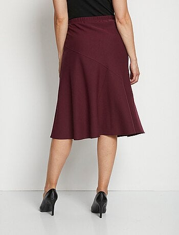 Falda larga de vuelo en tejido elástico - Afibel