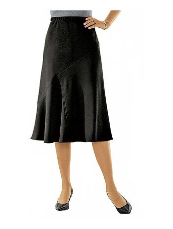 Falda larga de vuelo en tejido elástico - Afibel