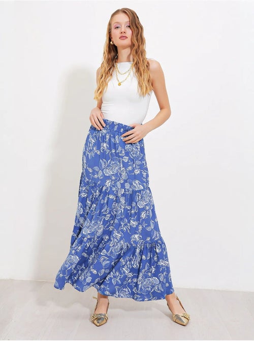 Falda larga estampada bdart - Kiabi Falda larga estampada bdart - Kiabi