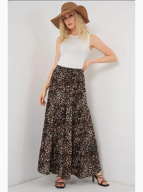 Falda larga estampada bdart - Kiabi
