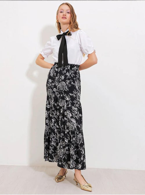 Falda larga estampada bdart - Kiabi Falda larga estampada bdart - Kiabi