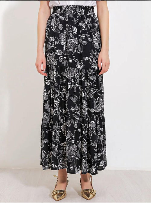 Falda larga estampada bdart - Kiabi Falda larga estampada bdart - Kiabi