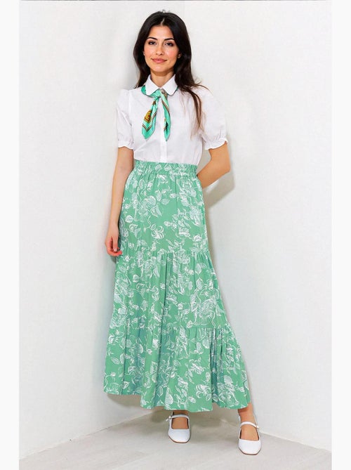 Falda larga estampada bdart - Kiabi Falda larga estampada bdart - Kiabi