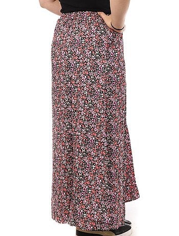 Falda Larga Estampada Vero CURVE Moda Measy para Mujer