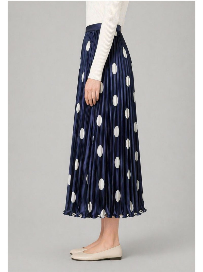 Falda larga Kebello Azul marino - Kiabi