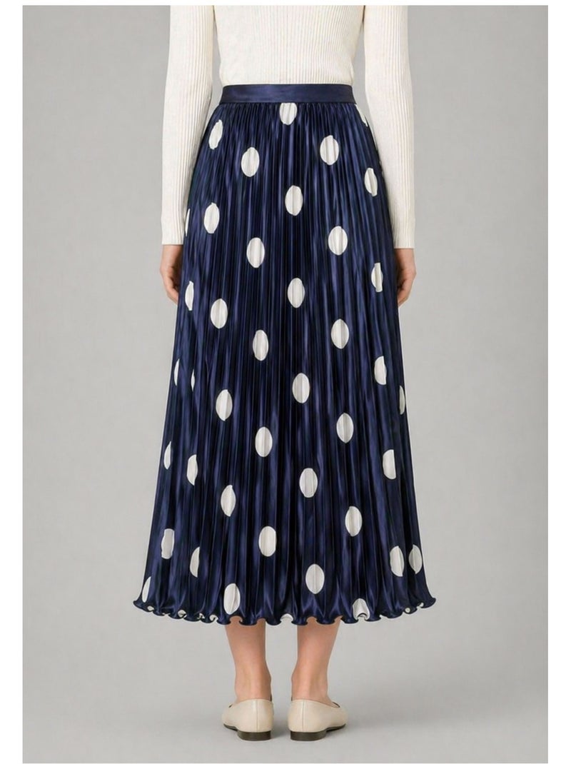 Falda larga Kebello Azul marino - Kiabi