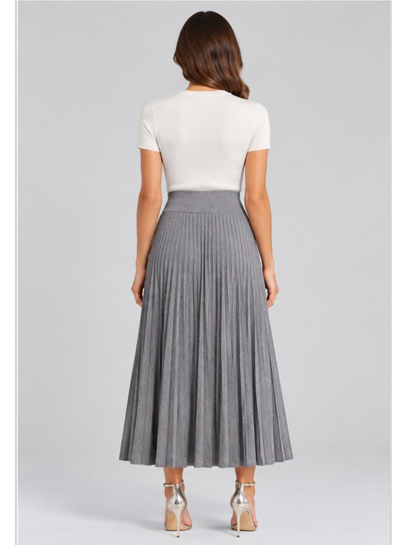 Falda larga kebello Gris - Kiabi