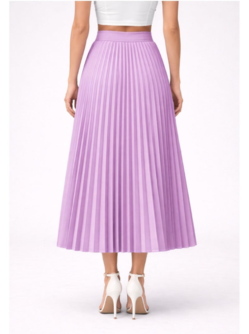 Falda larga Kebello Violeta - Kiabi